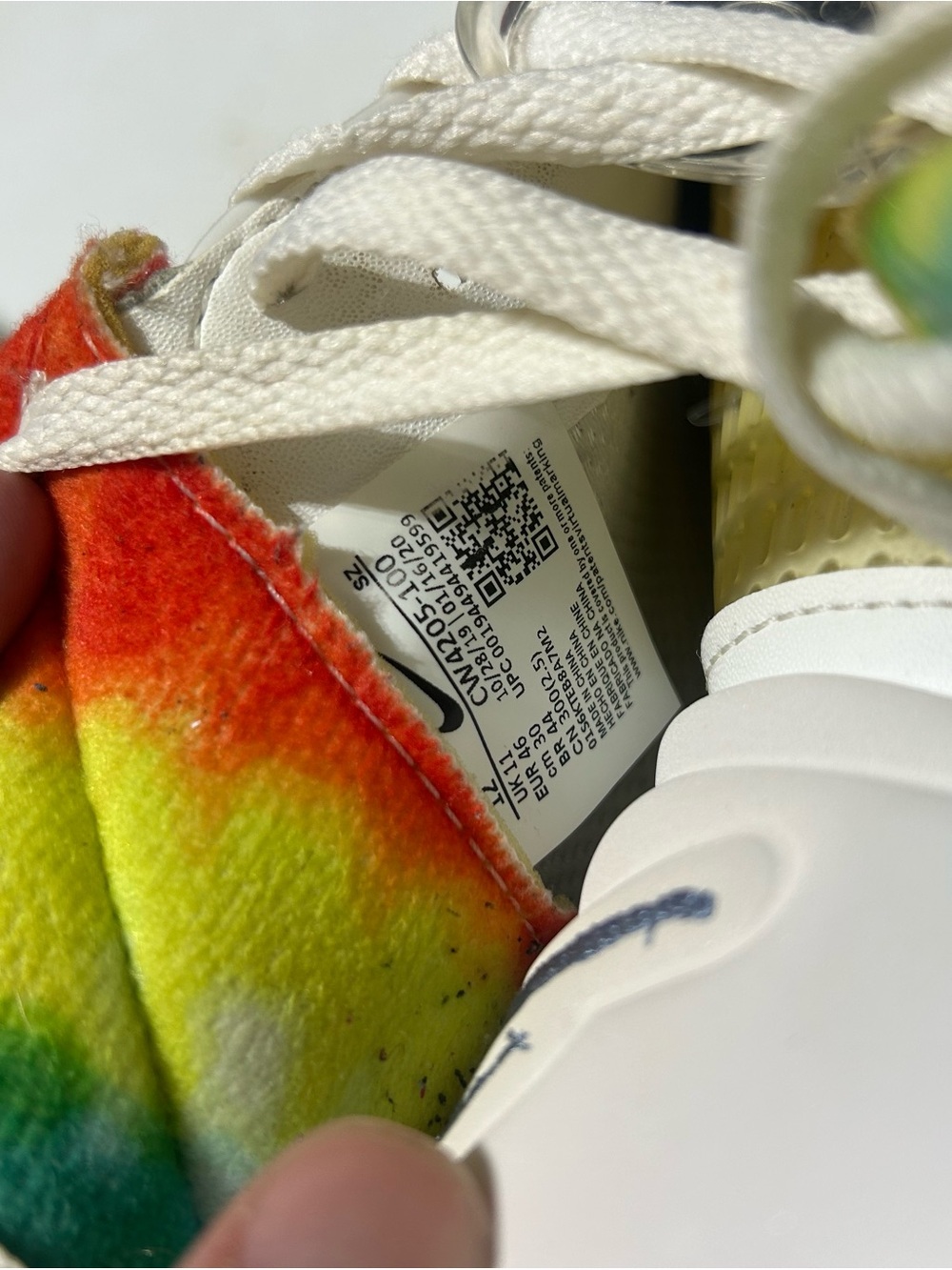 Air Jordan 5 Retro Low G Tie-Dye New Rare OG Golf Shoes Mens 12M CW4205-100 - Picture 10 of 13